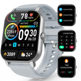 1 x RAW Customer Returns Aptkdoe Smartwatch for Women and Men with Bluetooth Calls, 1.85 Inch Full Touch Screen Smart Watch, 112 Sports Modes Fitness Watch, IP68 Waterproof Sports Watch with Pedometer Sleep Monitor for iOS and Android - RRP €39.98