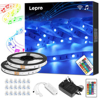 1 x RAW Customer Returns Lepro MagicColor LED Strip 20M 2x10M , 600 LEDs Strip Fairy Lights DreamColor, MagicColor Fairy Lights, Music Band with Remote Control, Light Strip Waterproof IP65, MagicColor Dimmable Light Strip - RRP €48.44