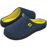 4 x RAW Customer Returns RockDove Men s Original Two-Tone Slippers with Memory Foam, 46 47 EU, Navy Blue and Yellow - RRP €91.96