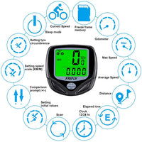 27 x Brand New Cheap Wireless Bicycle Speedometer Bicycle Odometer Bike Odometer Waterproof 1.4 inch Backlit LCD Display Settable mph kmph - RRP €388.8