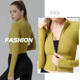 1 x Brand New FEOYA Women s Running Jacket Long Sleeve Hooded Jacket Sports Jacket Running Sweat Jacket for Yoga Fitness Top Sport Workout Running Shirt Training Jacket Top M Yellow - RRP €36.79