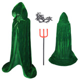 17 x Brand New ZUCOS Cape with Hood, Witch Costume Halloween Cloak Vampire Cape Unisex for Adult Cosplay Vampire Costume Halloween Costume Red, 150 cm  - RRP €254.83