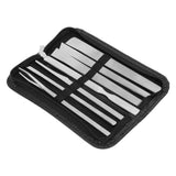 1 x Brand New ANKROYU 7Pcs Stainless Steel Pedicure File Set, Foot File Kit with Case, Pedicure Tool Set for Toenail Dead Skin Callus Removal - RRP €26.4