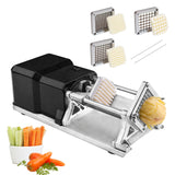 1 x RAW Customer Returns Anatole French Fries Cutter Electric with 6mm 9mm 13mm Blades Made of Stainless Steel Potato Cutter Automatic French Fries Cutter Professional for Potato Carrot Cucumber Onion - RRP €271.26