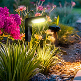 1 x RAW Customer Returns calflux solar path lights outside garden, 2 pieces LED lights outside bright solar lights solar path lights, waterproof solar garden lights solar lamps for outside floor, yard, walkway warm white  - RRP €36.99