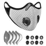 1 x RAW Customer Returns Ski Half Face Mask Wind Dust Cold-Proof Face Mask Anti Pollution Breathing Face Mask with Filter for Outdoor Sports Motorcycle Bicycle Cycling a  - RRP €11.99