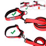 1 x Brand New Docatgo reflective dog collar padded with soft neoprene breathable adjustable nylon dog collars for small medium large dogs orange-L - RRP €19.99