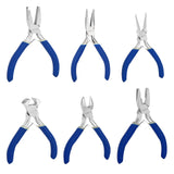 1 x RAW Customer Returns Kurtzy 6-Pack Mini Jewelry Pliers Set with Softgrip Handle - Precision Wire and Side Cutters, Round, Flat, Chain and Needle Nose Pliers - as a Jewelry Tool or as a Precision Mechanic Pliers Set - RRP €16.76