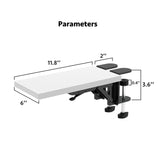 1 x RAW Customer Returns Honjie Computer Arm Mount Suitable for Desks, Stable Mouse Arm Mount, Computer Desk Extension, Suitable for Home and Office - RRP €20.15