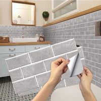 1 x RAW Customer Returns Kitchen Tile Stickers, Pack of 24 Mosaic Tile Stickers 15 x 30 cm Bathroom Self-Adhesive Tile Decoration Stickers Brick for Kitchen Dining Room Bathroom Tile Film Decoration - RRP €27.89