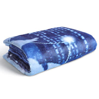 8 x Brand New Queenshin Blue Map Cuddly Blanket Fluffy Blanket, 250 GSM Cozy Soft Warm Throw for Sofa Couch Bed, 150 x 200 cm - RRP €187.76