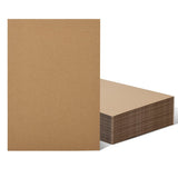 7 x RAW Customer Returns Worown Pack of 20 A3 297 x 420 mm Corrugated Cardboard, 3mm Thick Cardboard, Cardboard Sheets for Painting, Modeling, Crafts - RRP €141.12