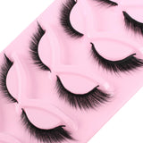 1 x RAW Customer Returns Parriparri False Eyelashes with Bond and Seal 5 Pairs Natural Fox Eye False Eyelashes Fluffy Fox Eyelashes Cat Eye False Eyelashes with Glue 3D Cat Eye Angel Wing Lashes - RRP €11.53