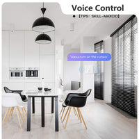 1 x RAW Customer Returns  Percentage Upgrade WiFi Blinds Switch, Maxcio Smart Switch Control by APP and Voice Percentage Compatible with Alexa and Google Home, with Timer for Tublar Blind Motor - RRP €26.99