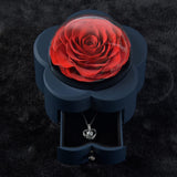 20 x Brand New Gift for Women, Preserved Real Rose with Necklace in Plum Blossom Shape Gift Box, Eternal Real Flower Valentine s Day Mother s Day New Year Christmas Birthday Gift for Mom, Her from Daughter, Son - RRP €408.0