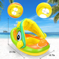 2 x Brand New YeahBoom baby swimming ring inflatable, swimming aid baby, baby float, swimming seat baby, children s swimming ring toy, buoyancy aid device for children, baby swimming ring from 6 months - RRP €52.42