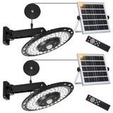 1 x RAW Customer Returns Lixada solar lights for outdoors, 2 pieces solar hanging lamp 180LED 4400mAh battery with 5M cable, IP65 waterproof, motion detector, 5 modes, for indoor outdoor garden camping chicken coop greenhouse - RRP €49.19