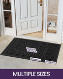 1 x RAW Customer Returns DEXI outdoor doormat, non-slip, 40 x 60 cm, dirt trapper mat, outdoor washable, weatherproof doormat outside inside, for front door, balcony or patio door, black - RRP €25.99