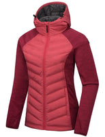 1 x Brand New Mapamyumco Women s Warm Hiking Jacket Warm Hybrid Jacket Lightweight Breathable Warmth Rose Red M - RRP €83.98