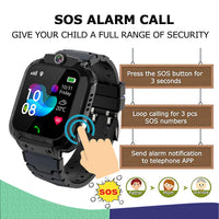 1 x RAW Customer Returns Smartwatch Children Phone, GPS Bracelet Watch with Two-Way Talk Intelligent Watch Voice Chat SOS Touch Screen Music Game Digital Camera Alarm Clock Pedometer Gift for Boy Girl Student - RRP €34.84