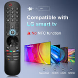 1 x RAW Customer Returns For LG Magic Remote Control TV, Suitable for Original tv Remote MR20GA MR21GA MR22GA, for LG Smart tv Remote Control with Voice Function, Pointer Function - RRP €33.49