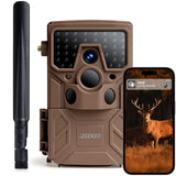 1 x RAW Customer Returns iZEEKER 4G LTE Hunting Camera, 2K Night Hunting Camera with 940nm IR LED, Real-Time Alert 120 Wide Detection Angle, 0.1s Activation Time IP66 with SIM Card and 32 GB SD Card - RRP €106.22