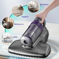 1 x RAW Customer Returns FEVORCS UV mite vacuum cleaner mattress vacuum cleaner 15 KPa 400W suction power, mite vacuum cleaner cyclone filter system Hepa filter 5m cable for allergy sufferers, gray UV06 - RRP €79.99