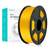 1 x RAW Customer Returns SUNLU PLA Plus 3D printer filament, PLA filament 1.75mm, neatly wound filament, robust 3D filament, compatible with 3D FDM printers, dimensional accuracy - 0.02 mm, 1 kg spool 2.2 pounds , gold - RRP €23.99