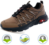 1 x Brand New Running Shoes Men Women Fashion Sneakers for Running Trekking Jogging Tennis Walking Fitness Sports Trainers - Brown Black, 46 EU - RRP €58.8