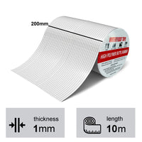 1 x RAW Customer Returns GEFONG Waterproof Butyl Rubber Aluminum Foil Tape Length 10m Width 20cm Repair Tape for Duct Roof Gutter Internal and External Repairs 1 Roll - RRP €33.38