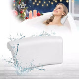 1 x RAW Customer Returns Lonkenn Bath Pillow, Spa Bath Pillow, Bathtub Cushion with Non-Slip Suction Cups, Waterproof Bathtub Head Neck Pillow, Ergonomic Headrest for All Types of Bathtubs and Spas - RRP €21.62