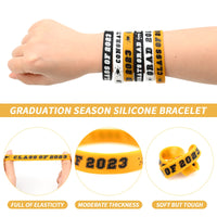 4 x Brand New Graduation Bracelets Class 2022 Graduation Silicone Bracelets 36 Pieces Graduation Bracelets 6 Styles Congratulations Graduate Bracelets for Teachers Students Graduation Party Supplies Gift - RRP €48.4