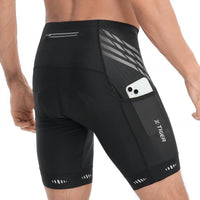 1 x RAW Customer Returns X-TIGER Men s Cycling Shorts with 5D Gel Padded, Quick Drying Breathable Men s Bike Pants with 3 Pockets - RRP €28.04