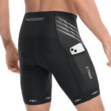 1 x RAW Customer Returns X-TIGER Cycling Shorts Men with 5D Padded, Cycling Shorts Men Breathable Quick-drying Cycling Shorts Men Short with 3 Pockets - RRP €32.99