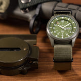 1 x RAW Customer Returns Infantry Watches Men s Wristwatch Military Watch Outdoor Men s Wristwatches Men s Watch Waterproof Green Tactical Field Watches for Men Date Weekday Luminous Work Watch NATO Band - RRP €35.28