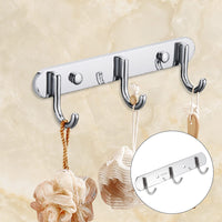 1 x Brand New Hook rail kitchen coat hook stainless steel coat rack hook rail with 3 hooks clothes hook rail Mediterranean towel hook coat hook wall coat hook wall for bedroom closet - RRP €24.0