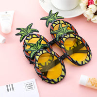 1 x Brand New Blulu 2 Pairs Pineapple Glasses Pineapple Shaped Party Glasses Hawaiian Tropical Sunglasses for Party Accessories Photo Props Theme - RRP €11.09