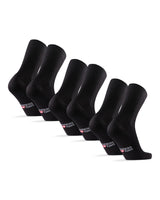 1 x RAW Customer Returns DANISH ENDURANCE 3 Pairs Diabetic Socks for Men and Women in Bamboo, Socks without Elastic for Swollen Feet, Black, 48-51 - RRP €21.95