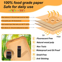 1 x RAW Customer Returns YQL 150pcs Airfryer baking paper for ninja foodi flexdrawer 10.4 l hot air fryer, airfryer accessories for Ninja AF500EU AF500EUCP, Also compatible with Duronic Cecotec Dual 9000 9L - RRP €23.99