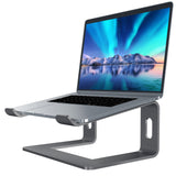 1 x RAW Customer Returns SOUNDANCE Laptop-St nder, Aluminum-Computer-Erh hung, ergonomischer Laptop-St nder f r den Schreibtisch, Metall-Halterung, compatible mit 10 bis 15.6 Zoll Notebook-Computern, Grau - RRP €27.99