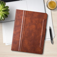 1 x RAW Customer Returns Antbox Case for iPad 10th Generation 2022 10.9 inch with Pen Holder Apple Pencil Holder Auto Sleep Wake Function PU Leather Case Protective Cover Brown  - RRP €35.99