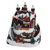 1 x RAW Customer Returns HESPERIDE Fairy Lights and Christmas Luminous Christmas Village, Gift Workshop and Train - RRP €38.15