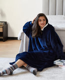 6 x Brand New DiaryLook Blanket with Sleeves Cuddly Blanket, Hoodie Blanket Women s Oversize, Blanket Sweater with Hood, Full Body Fleece Sherpa Blankets Hoodie Gifts for Women - RRP €75.72