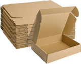 1 x RAW Customer Returns HORLIMER Pack of 20 small shipping boxes, 30.5 x 22.9 x 7.6 cm, corrugated cardboard packaging boxes for sending goods, gift box, folding box, postal box brown  - RRP €32.99