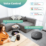 1 x RAW Customer Returns HOLULO Robot Vacuum Cleaner, 2700Pa Suction Power, 2-in-1 Robot Vacuum Cleaner with Mapping, APP Control Alexa for Household Cleaning Pet Hair Hair Dust Black  - RRP €140.16