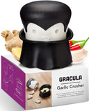 1 x RAW Customer Returns OTOTO Gracula Garlic Cutter - Garlic Chopper Peeler - Garlic Press Dracula Easy to Use - Twister Without BPA - Easy to Clean Dishwasher Safe - Halloween Decoration - RRP €18.89