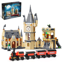 1 x RAW Customer Returns QLT Harry Castle Clamp Building Blocks Building Toy with LED, Compatible with Lego Harry Train Ideas Magic Castle Architecture for Potter Fans Boys and Adults from 8-16 868PCS  - RRP €33.52