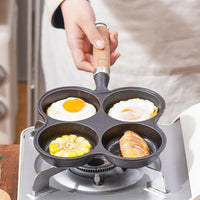 1 x RAW Customer Returns SHMLY non-stick fried egg pan, egg pancake pan, fried egg burger pan, pancake pan non-stick coated, with handle, frying pan breakfast kitchen appliance for gas stove, electric ceramic stove - RRP €18.52