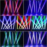 1 x RAW Customer Returns ZonQoonz 40W LED Moving Head Stage Lighting, Disco Light Beam RGBW Light Effects DJ Party Light with DMX512 for Wedding Halloween Party Disco KTV - RRP €80.66