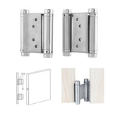 1 x RAW Customer Returns LOOTICH hinge 153mm stainless steel swing door hinge door hinge automatic closing hinges for swing doors and swing doors up to 30kg screw-on hinge 2 pieces  - RRP €26.4